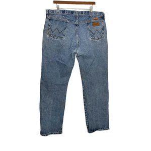 Wrangler FR13MMS Flame Resistant Original Fit Men's Jeans Size 40x30 Distressed